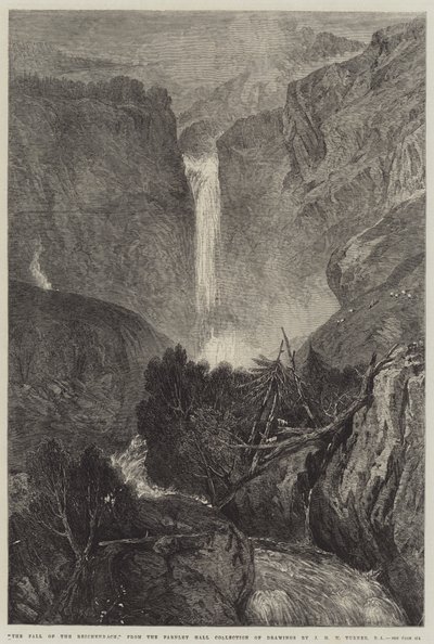 La caduta del Reichenbach da Joseph Mallord William Turner